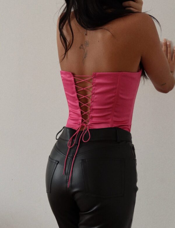 Mazie Faux Leather Pants - Image 2