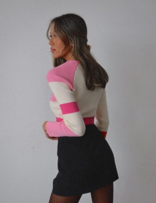 Penelope Long Sleeve Stripe Top - Image 3
